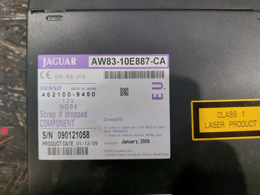 CD player portbagaj Jaguar XF X250 - imagine 1