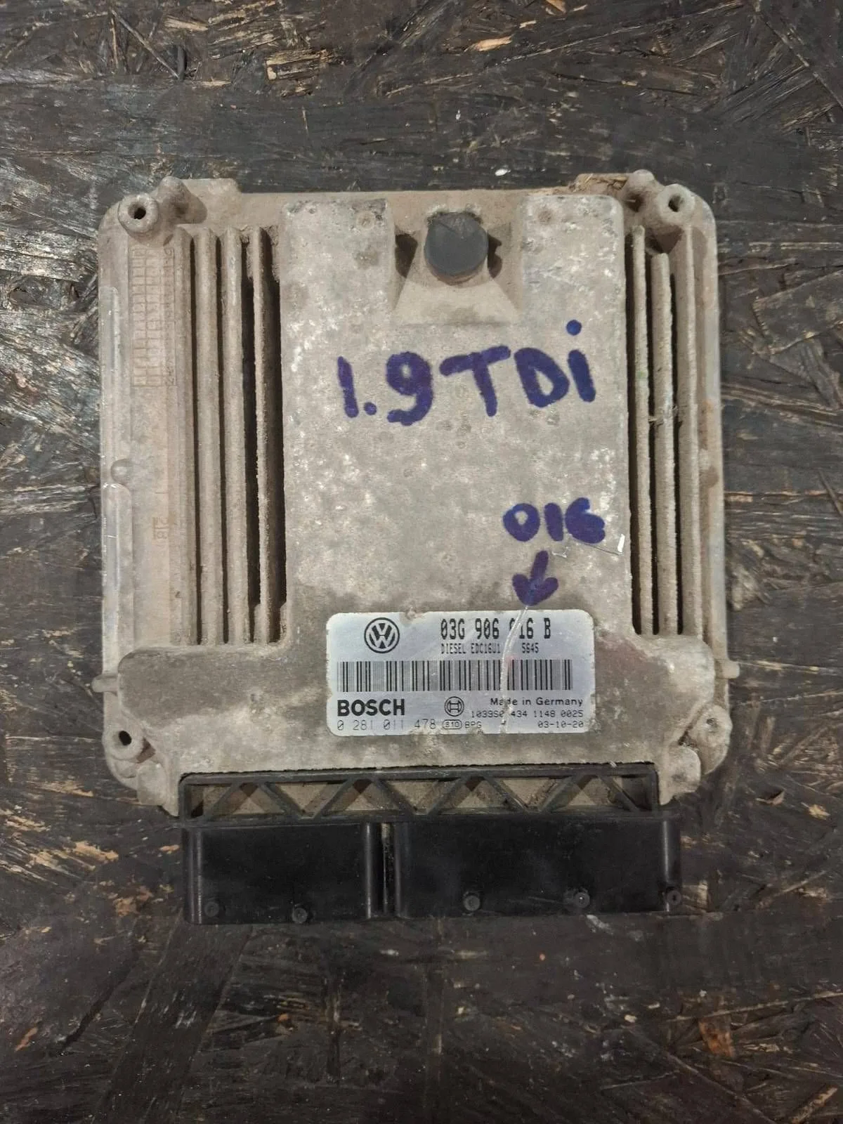 Calculator motor Volkswagen Golf V BKC 03G906016B