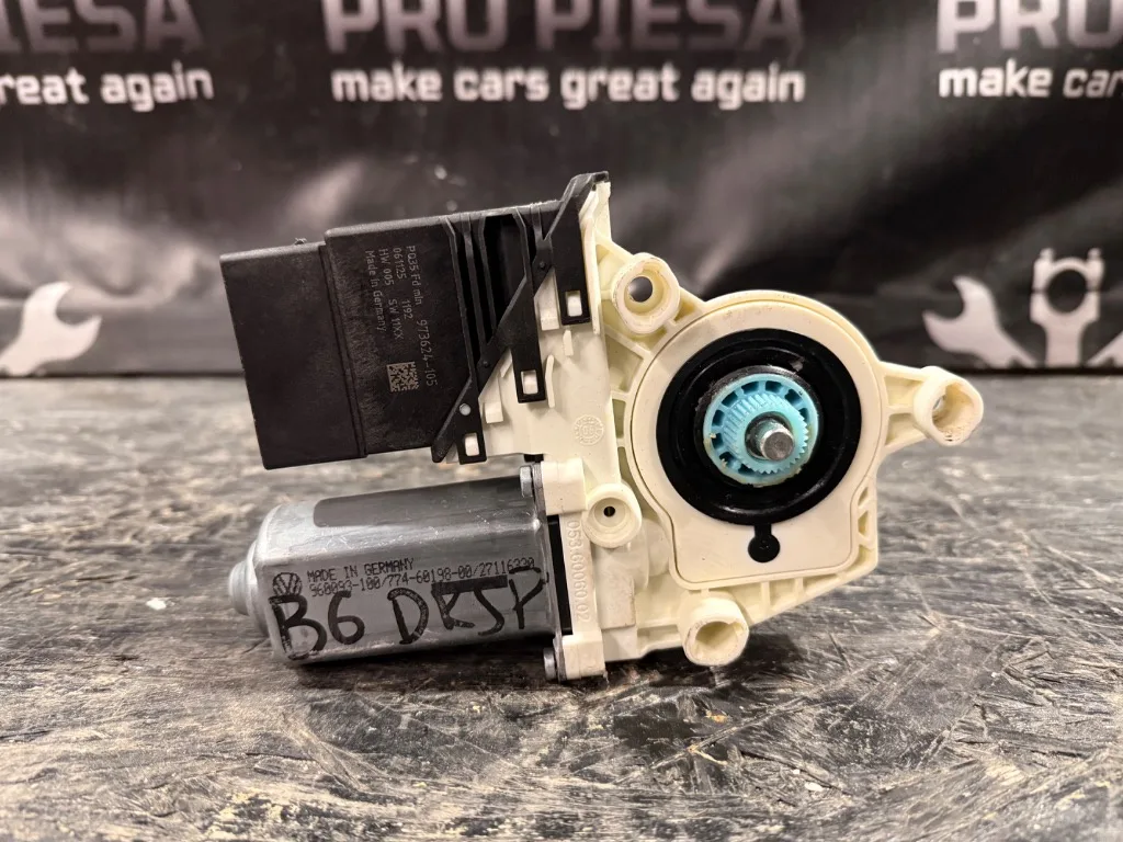 Motoras geam electric dreapta spate Volkswagen VW Passat B6 - imagine 2